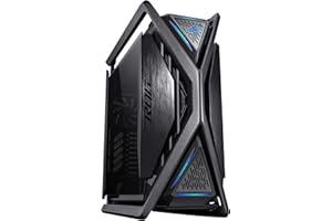 ASUS ROG Hyperion GR701, Case Gaming E-ATX, Full Tower in Alluminio, Pannelli Tool-free, Illuminazione RGB, Supporto per Dissipatori da 360 mm, Compatibile con Schede Grafiche fino a 460 mm, Nero