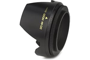 Pixco Parasol de lente de flor para Canon, Nikon, Sony, Olympus, Pentax (55 mm)