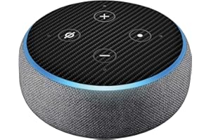 Head Case Designs Licenza Ufficiale Alyn Spiller Fibra di Carbonio Liscia Mix Arte Vinile Sticker Pelle Adesivo Compatibile con Amazon Echo DOT (3rd Gen) - Solo Skin Echo DOT (3rd Gen) Non è Incluso