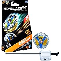Beyblade X, Starter Pack Hammer Incendio 3-70H UX avec toupie de type