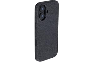 ‎DOCKEM Dockem Etui ze Skóry Syntetycznej do iPhone 17 Kompatybilne z MagSafe, z Pojemnościowym Przyciskiem Sterowania Aparatem (MSVL, Węglowa Czerń)