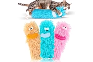dellyy 3 Pcs Giocattoli per Gatti con Erba Gatta, Giocattolo con Cuscino con Erba Gatta, Mordere e Masticare, Giocattolo di Erba Gatta, Cuscino di Erba Gatta, Cuscini di Erba Gatta