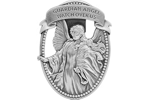 Dormercy Guardian Angel Visor Clip for Car, Bless Driving Safety Religious Gift for Parent, Family, Friend, Driver