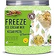 Brew Lab Instant Kesar Pista Freeze Ice cream Mix Powder | Easy To Make | Ready To Eat 250 gm