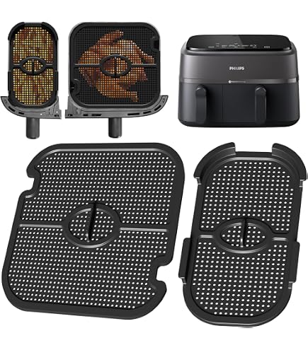 Protection Anti-Éclaboussures Pour Friteuse Air Philips/COSORI - Acier Inoxydable - Aimanté - Lavable Lave-Vaisselle
