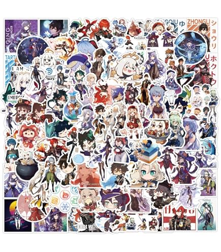 Genshin Impact Stoff-Poster Roll-Scroll (70x25 Cm) - Bennett Motiv, Wasserdichter Wandbehang