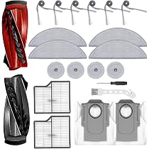 Kit Accessoires D'origine Pour Robot Aspirateur Roborock Saros 10R - Brosses, Serpillères, Sacs