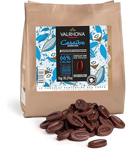 Fèves chocolat blanc IVOIRE Valrhona 1kg : Amazon.es: Alimentación