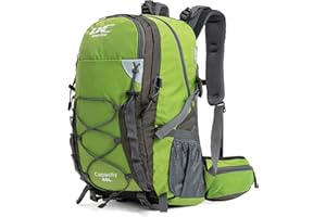 DCmount Mochila Senderismo 40 litros Mochila Viaje Mochila Hombre Mujer para Trekking Montaña Camping Mochila Impermeable con Funda impermeable