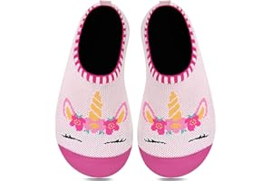 Kyopp Hausschuhe Kinder Mädchen Barfussschuhe Kindergarten Slippers Jungen Rutschfest Pantoffeln für Atmungsaktive Weich Lauflernschuhe Kleinkinder Schuhe