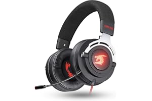 Defender® Aspis Pro Gaming Headset mit Mikrofon – 7.1 Surround Sound, USB, RGB, 50 mm Treiber, Vibration, Over-Ear, Abnehmbares Mikrofon, PC Headset, Lautstärkeregler, Kabelgebunden