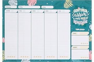 MR. WONDERFUL Organizador semanal horizontal para bateres os teus recordes