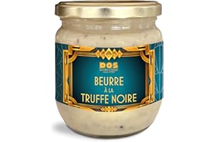 D.O.S. SPECIALITÀ AL TARTUFO SINCE 1940 DOS Tartufi - Beurre à la Truffe Noire 300g | Tuber Melanosporum Vitt. | Saveur Intense de Truffe | Gourmet | Parfait pour Pâtes, Risottos, Tartines