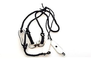 STARLINGUKPK Robusto laccio da falconeria in pelle morbida di qualità Stile arabo, set completo, Black