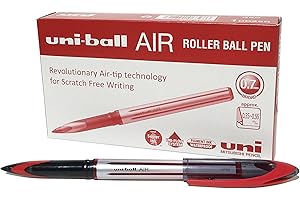 UNIBALL Uni-Ball Uba-188 - Air Red, 12 Unidades, Rojo