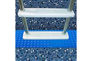 WERTSWF Tapis d'échelle de piscine épais de 2 mm d'épaisseur - Antidérapant - Coussin de protection pour escaliers et piscine - 90 x 23 cm