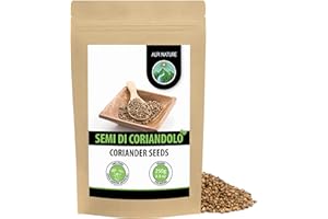 Alpi Nature Coriandolo Semi Interi 250g, Semi di Coriandolo per Cucina e Mix di Spezie