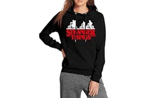 El Desván Nerd Upside Down - Sudadera con Capucha para Mujer
