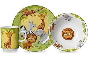 Ritzenhoff & Breker Jungle Animals 006940 Children's Dinnerware Set 3 Pieces