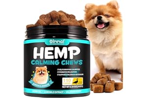 HRAMEX Calming Chew für Hunde(Entengeschmack 110 Stück),Beruhigende Chews für Haustiere,ti Stress Snack für Ihren Hund,fördern Entspannung, reduzieren Stress,mit natürlichen Inhaltsstoffen