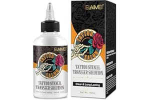 FONPOO 150 ml di crema per trasferimento tatuaggio, gel per tatuaggi durevole e trasparente, accessorio per tatuaggi per tatuaggi