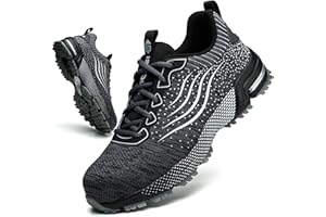 CYKYGGO Chaussures de Sécurité Hommes Femme Chaussures de Travail Légère Confortable Basket Securite Embout Protection Acier Cuisine