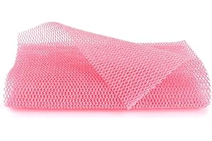 WLLHYF Afrykańska gąbka do kąpieli, dla mężczyzn, kobiet, długa siatka, gąbka do kąpieli, ciało, złuszczająca ściereczka do szorowania pleców, prysznic, gładsza skóra, do codziennego użytku (różowa)