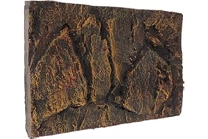 UKCOCO Acquario Sfondo-3D Serbatoio Rettile Sfondo Bordo Serbatoio Sfondo Decorazione Terrario Decorazione Sfondo (45X30x3. 5 Centimetri)