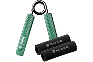 BILDER- Hand Grip Pinza per le Mani in Metallo, Ideale per Allenamento Avambraccio, Mano e Polso, Potenzia la Muscolatura e Favorisce il Recupero Funzionale, Attrezzi Palestra