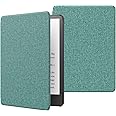 MoKo Case for 6.8" Kindle Paperwhite (11th Generation-2021) and Kindle Paperwhite Signature Edition, Lightweight Shell Cover with Auto Wake/Sleep for kindle Paperwhite 2021 E-Reader, Denim Green