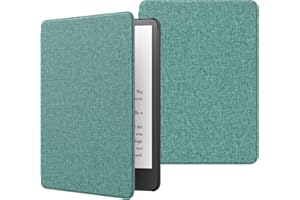 MoKo Funda para Kindle Paperwhite 11ª Generación (Modelo 2021) 6.8", PU Cubierta Carcasa PC Estilos Niños para Kindle Paperwhite Edición de Firma, Auto Reposo/Estela, Verd
