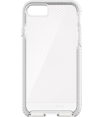 Tech21 Evo Gem Cover Per IPhone 7/8/SE 2020 – Rosa Trasparente, Protezione Flexshock Ultraleggera