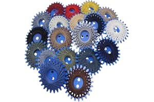 H&W VERTRIEB sternzwirn 20x20m in praktischer Box - Hochreissfeste Qualität- Set enthält 20 Farben sortiert