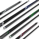 EastPoint Sports Masterton Bilardo Cue 4'l&uuml; Paket - Deri U&ccedil;lu ve Mikro Elyaf Tutamaklı D&ouml;rt Adet 58" Bilardo İpucu İ&ccedil;erir