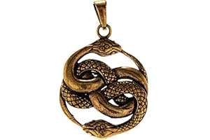 Kiss of Leather 135 - Ciondolo a forma di serpente, in bronzo