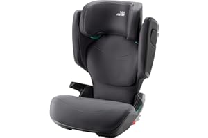 BRITAX RÖMER Kindersitz KIDFIX PRO M, für Kinder von 100-150 cm (i-Size) mit und ohne ISOFIX, 3,5-12 Jahre, Midnight Grey | Classic