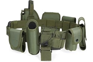 Lixada Taktischer Gürtel Schnalle im Militärstil Nylon Schnellverschluss Kampfgürtel Molle Verstellbarer Kampfgürtel für Outdoor-Sportarten, Camping, Jagd, Sicherheitsausrüstung