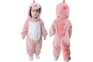 Doladola Bébé grenouillere À Capuchon,enfant Pyjama,Garçons Filles Barboteuse de style animal