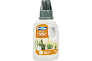 Fertiligène FECA250 - Engrais Liquide Succulentes, Cactées 250 ml - Des plantes plus vertes en 7 jours - Apporte une nourriture équilibrée - Formule à base de minéraux - Pour 35 L de solution diluée