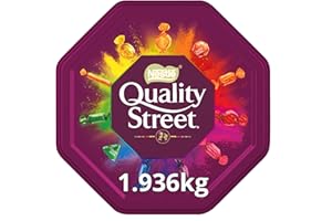 KRAZY KANDI Nestlé Quality Street Chocolate & Toffee Assortment, 1.936kg, Purple Tin