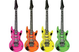 HENBRANDT Uppblåsbar gitarr (1 blandad färg)