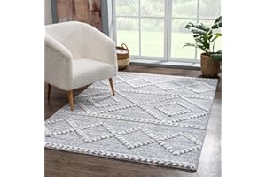 carpet city Dywan z wysokim runem do salonu – 160 x 230 cm – styl dworkowy, etno szary, wysoka głębokość, efekt 3D, puszysty, miękki, do sypialni, z długim runem