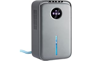 HARAYE Dehumidifiers for Home, 2.7L Water Tank Small Dehumidifier With Drain Hose for Drying Clothes with Timer Sleep Mode and Auto Shut Off Defrost,Quiet Dehumidifiers for Bathroom Bedroom Closet RV