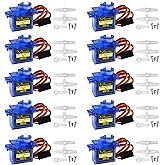 Miuzei 9G Micro Servo Motor für RC Robot Arm/Hand/Gehen Hubschrauber Boot Flugzeug Helikopter Auto Fahrzeugmodelle Steuerung