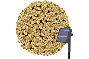 Kolpop Solar Fairy Lights Outdoor, 24M/79ft 240 LED Solar Powered Garden Lights Outside 8 Modes Waterproof Solar String Lights for Trees Patio Fence Wedding Party Christmas Decor (Warm White)