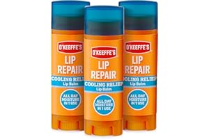 O'Keeffe's Lip Repair Cooling Relief Lip Balm 4.2g (Pack of 3)