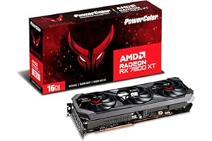 PowerColor RX 7800XT Red Devil 16GB Grafikkarte - 16GB GDDR6, 1x HDMI, 3x DP