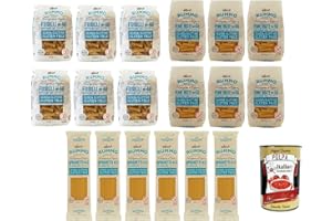 ‎ITALIAN GOURMET E.R. Testpaket Rummo Pasta Spaghetti - Fusilli - Penne Rigate Glutenfreie,Nudeln Senza Glutine 18x 400g + Italian Gourmet polpa 400g