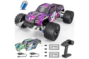 HAIBOXING 1:18 Ferngesteuertes Auto Bürstenlose, 4WD RC Auto 48+km/h Hochgeschwindigkeits RC MonsterTruck, 2.4Ghz All Terrain Rennauto, Ferngesteuerter Monstertruck für Kinder Erwachsene und Kinder