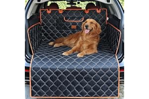 KYG Protection Coffre Voiture Chien Housse Coffre Voiture Chien avec Protection Latérale Imperméable Antidérapant Résistant Housse de Protection Couverture de Coffre 185x105cm